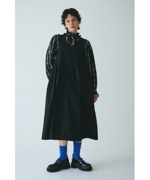 HeRIN.CYE(ヘリンドットサイ)の「Cocoon switching dress コクーンスイッチングドレス(ワンピース・レディース・レッド系その他/ブラック/ブルー系その他3・FREE)」の2枚目の写真