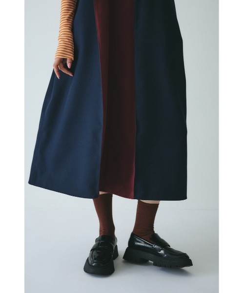 HeRIN.CYE(ヘリンドットサイ)の「Cocoon switching dress コクーンスイッチングドレス(ワンピース・レディース・レッド系その他/ブラック/ブルー系その他3・FREE)」の7枚目の写真