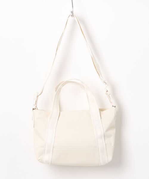 HUNTER(ハンター)の「HUNTER/ハンタートートバッグ NYLON TOPCLIP ナイロンミニトップクリップトート 撥水 UBS5552KBM(トートバッグ・レディース・ホワイト・FREE)」の2枚目の写真