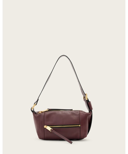 ALLSAINTS(オールセインツ)の「VEGA LEATHER MINI BAG | VEGA レザー ミニ バッグ(ショルダーバッグ・レディース・レッド系・ONE SIZE)」の1枚目の写真