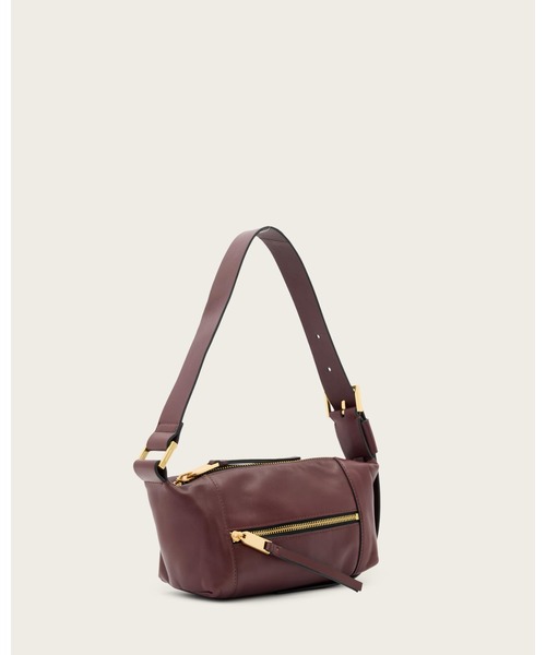 ALLSAINTS(オールセインツ)の「VEGA LEATHER MINI BAG | VEGA レザー ミニ バッグ(ショルダーバッグ・レディース・レッド系・ONE SIZE)」の5枚目の写真