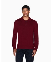 ARMANI EXCHANGE | 【A|X アルマーニ エクスチェンジ】ウールコットンブレンド ニットポロシャツ(ポロシャツ)