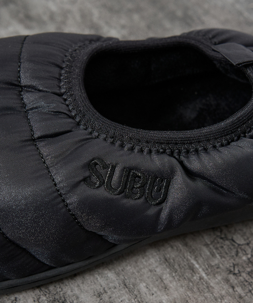 SUBU(スブ)の「【SUBU/スブ】SB030 VAMP / 冬用サンダル / ダウンシューズ/ユニセックス(スリッポン・メンズ・ダークベージュ/シルバー/ブラック・1/2/3)」の13枚目の写真