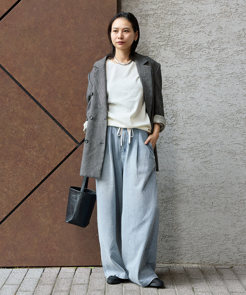 2タックデニムイージーパンツ（デニムパンツ）｜JOURNAL STANDARD