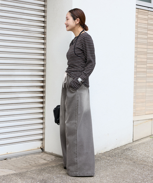 2タックデニムイージーパンツ（デニムパンツ）｜JOURNAL STANDARD