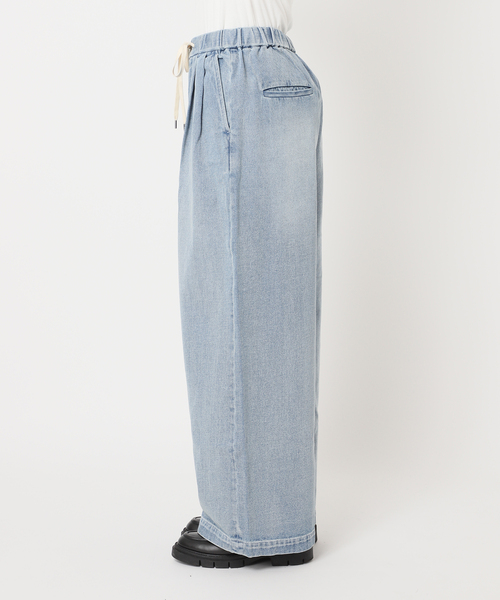 JOURNAL STANDARD（ジャーナルスタンダード）の「2タックデニムイージーパンツ（デニムパンツ・レディース・チャコールグレー/ブルー・36/38）」の17枚目の写真