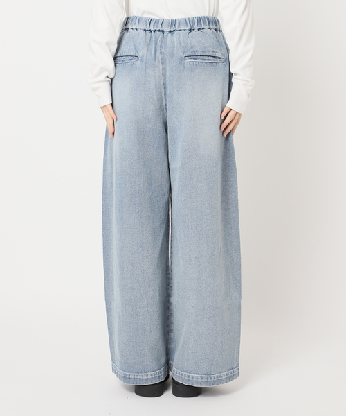 JOURNAL STANDARD（ジャーナルスタンダード）の「2タックデニムイージーパンツ（デニムパンツ・レディース・チャコールグレー/ブルー・36/38）」の18枚目の写真