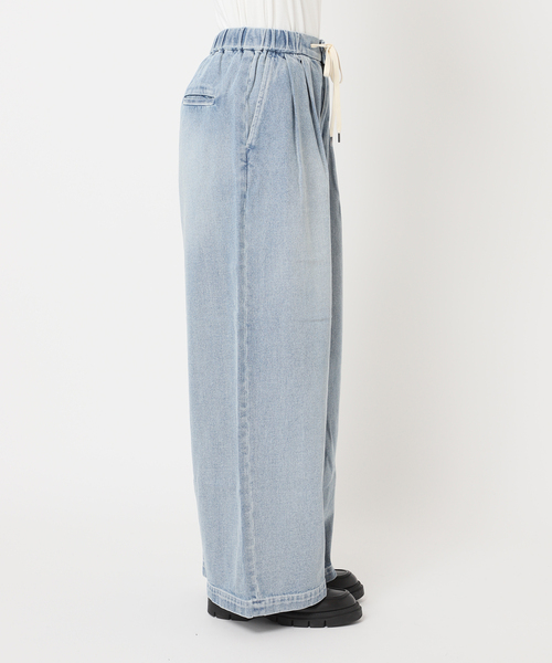 JOURNAL STANDARD（ジャーナルスタンダード）の「2タックデニムイージーパンツ（デニムパンツ・レディース・チャコールグレー/ブルー・36/38）」の19枚目の写真