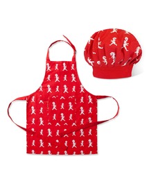 SOLSTICKAN DESIGN（ソルスティッカンデザイン）の「SOLSTICKAN キッチンエプロン＆シェフハット（子供用）（エプロン）」