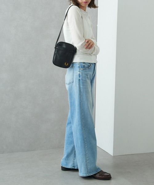 FRED PERRY（フレッドペリー）の「【FRED PERRY】TONAL CLASSIC SMALL SIDE BAG L2166（ショルダーバッグ・メンズ・ブラック・FREE）」の4枚目の写真