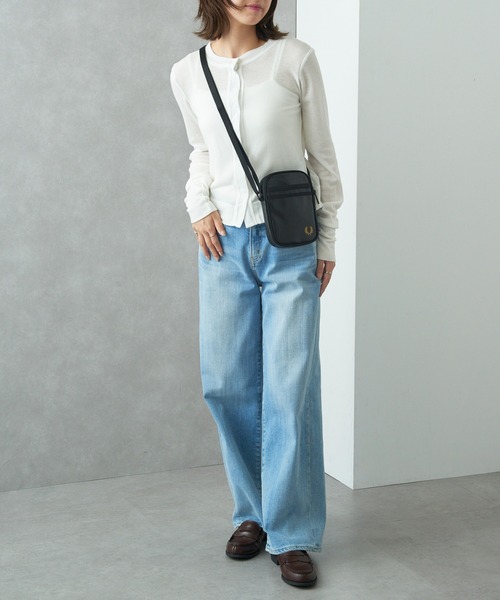 FRED PERRY（フレッドペリー）の「【FRED PERRY】TONAL CLASSIC SMALL SIDE BAG L2166（ショルダーバッグ・メンズ・ブラック・FREE）」の5枚目の写真