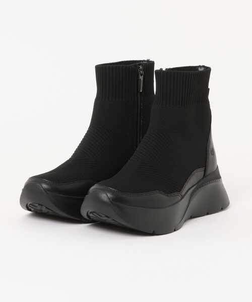 MACKINTOSH PHILOSOPHY（ﾏｯｷﾝﾄｯｼｭ ﾌｨﾛｿﾌｨｰ）の「スニーカーソールソックスブーツ（スニーカー・レディース・サンドベージュ/ブラック・24.5cm/24.0cm/23.5cm/23.0cm/22.5cm/22.0cm）」の2枚目の写真