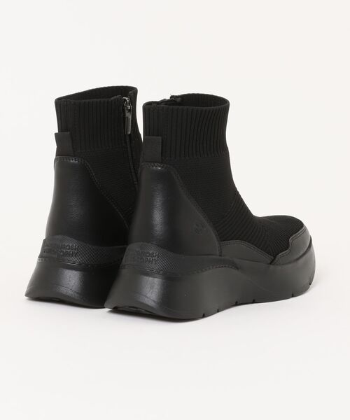 MACKINTOSH PHILOSOPHY（ﾏｯｷﾝﾄｯｼｭ ﾌｨﾛｿﾌｨｰ）の「スニーカーソールソックスブーツ（スニーカー・レディース・サンドベージュ/ブラック・24.5cm/24.0cm/23.5cm/23.0cm/22.5cm/22.0cm）」の3枚目の写真