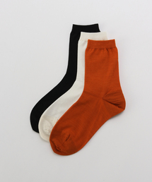 IENA LA BOUCLE | babaco/ババコ 3 pairs of color ソックス(3枚1セット)  BA02-BN3C(ソックス/靴下)