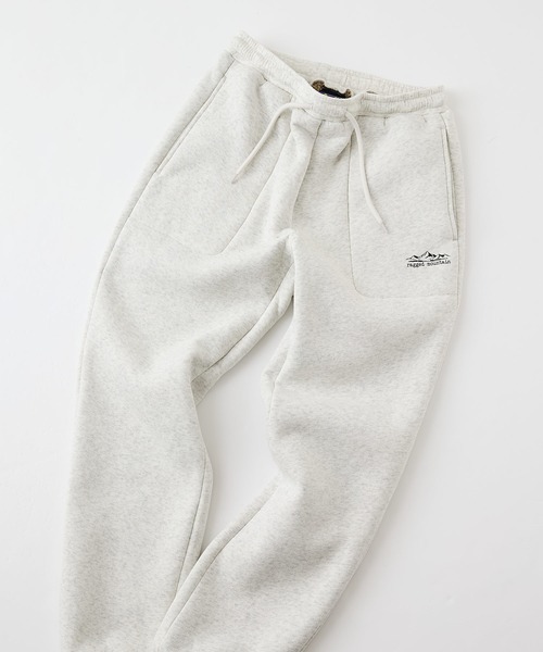 ragged mountain(ラギットマウンテン)の「【RAGGED MOUNTAIN/ラギットマウンテン】PELHAM/ぺラム 裏ボア スウェットパンツ(スウェットパンツ・メンズ・アイボリー/ブラック/チャコールグレー・MEDIUM/LARGE/X-LARGE)」の2枚目の写真