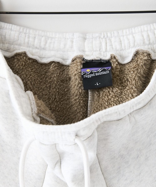 ragged mountain(ラギットマウンテン)の「【RAGGED MOUNTAIN/ラギットマウンテン】PELHAM/ぺラム 裏ボア スウェットパンツ(スウェットパンツ・メンズ・アイボリー/ブラック/チャコールグレー・MEDIUM/LARGE/X-LARGE)」の4枚目の写真