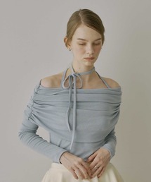 HEIREN（ヘイレーン）の「【HEIREN】チョーカーオフショルトップス（Tシャツ/カットソー）」