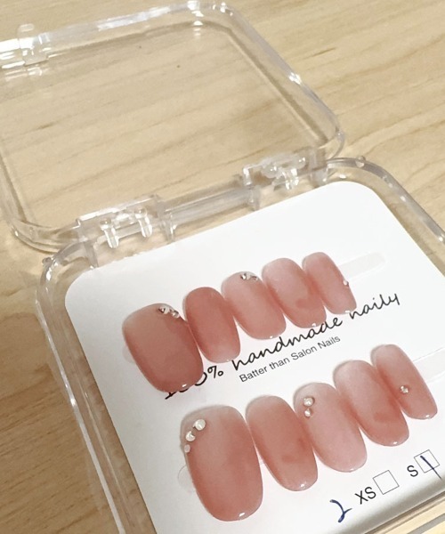 セール】ネイルチップ ブライダル つけ爪 ハートネイルアート