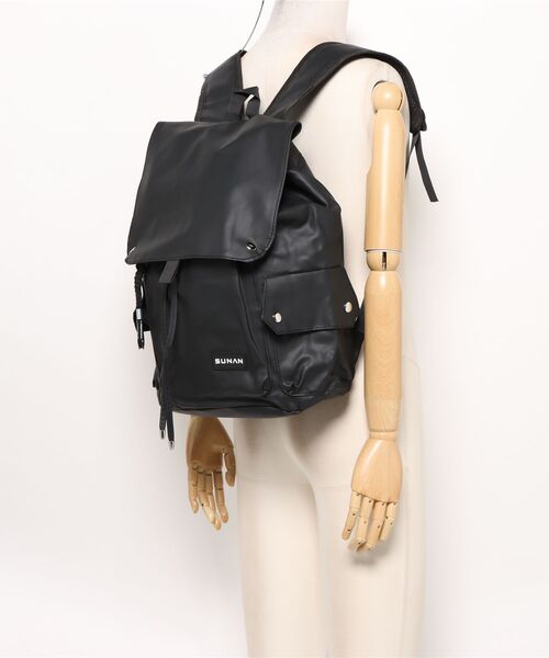 Burner(バーナー)の「【OKUOKU 0909】シンプルフラップリュック oku-bag-15-28【RBTS】(バックパック/リュック・メンズ・ブラック/カーキ・FREE)」の6枚目の写真