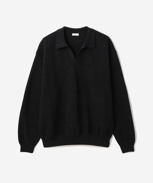 crepuscule | 鹿の子 スキッパーポロシャツ MEN（ニット