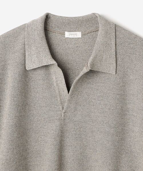 クレプスキュール カノコスキッパーポロシャツ 別注 ニットポロシャツ crepuscule（クレプスキュール）の「crepuscule | 鹿の子