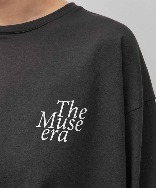 MICA&DEAL(マイカ&ディール)の「バックプリントロゴロングTシャツ(Tシャツ/カットソー・レディース・ホワイト/ベージュ/スミクロ・FREE)」の11枚目の写真