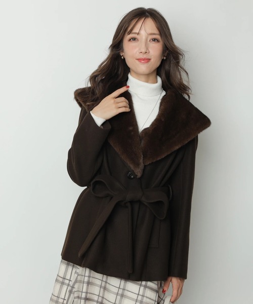 セール】ショールカラーコート（ダウンジャケット/コート）｜Apuweiser