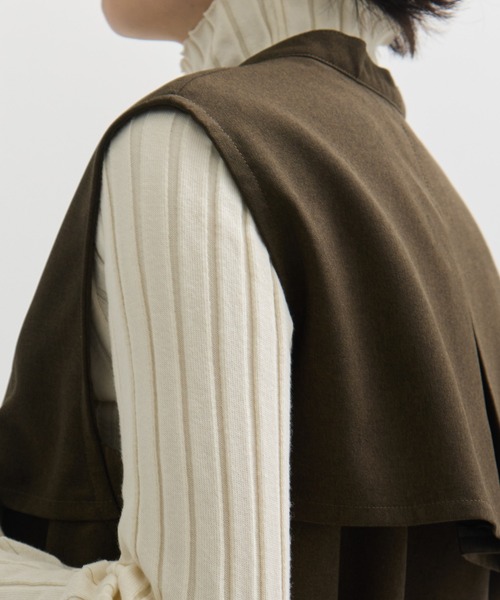 STUDIOUS(ステュディオス)の「【STUDIOUS/ステュディオス】トレンチデザインオールインワン(つなぎ/オールインワン・レディース・ブラック/カーキ・1/2)」の14枚目の写真