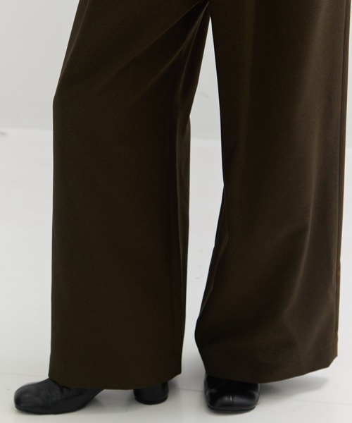 STUDIOUS(ステュディオス)の「【STUDIOUS/ステュディオス】トレンチデザインオールインワン(つなぎ/オールインワン・レディース・ブラック/カーキ・1/2)」の16枚目の写真