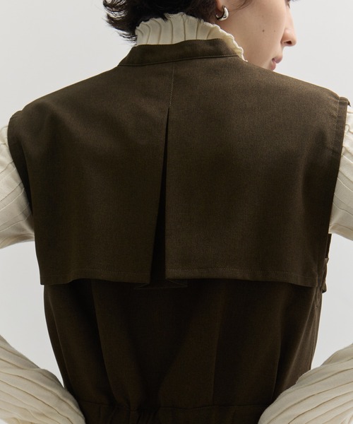 STUDIOUS(ステュディオス)の「【STUDIOUS/ステュディオス】トレンチデザインオールインワン(つなぎ/オールインワン・レディース・ブラック/カーキ・1/2)」の18枚目の写真