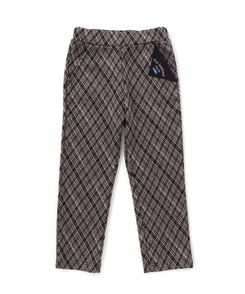 SLAP SLIP（スラップスリップ）の「【お揃い】チェックくるま総柄ロングパンツ(80~130cm)（その他パンツ・キッズ・ブルー系その他2/ブラウン系その他/ブラック系その他/ベージュ系その他・130cm/80ｃｍ/100cm/120cm/90cm/110cm）」の9枚目の写真