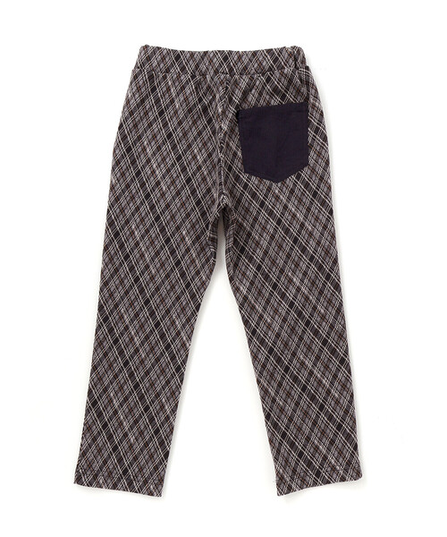 SLAP SLIP（スラップスリップ）の「【お揃い】チェックくるま総柄ロングパンツ(80~130cm)（その他パンツ・キッズ・ブルー系その他2/ブラウン系その他/ブラック系その他/ベージュ系その他・130cm/80ｃｍ/100cm/120cm/90cm/110cm）」の10枚目の写真