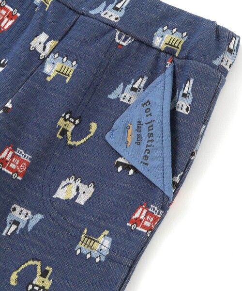 SLAP SLIP（スラップスリップ）の「【お揃い】チェックくるま総柄ロングパンツ(80~130cm)（その他パンツ・キッズ・ブルー系その他2/ブラウン系その他/ブラック系その他/ベージュ系その他・130cm/80ｃｍ/100cm/120cm/90cm/110cm）」の16枚目の写真