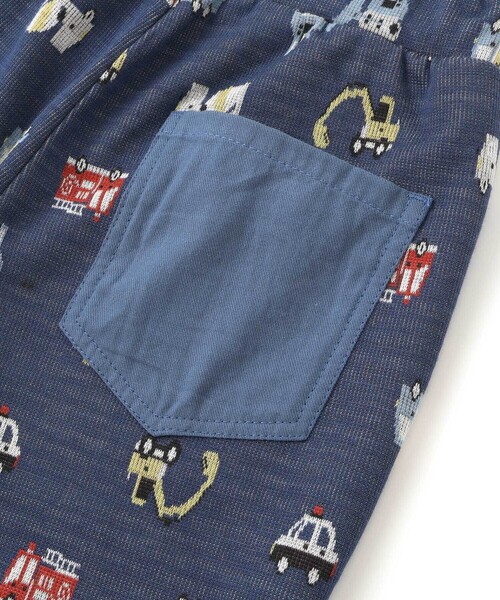 SLAP SLIP（スラップスリップ）の「【お揃い】チェックくるま総柄ロングパンツ(80~130cm)（その他パンツ・キッズ・ブルー系その他2/ブラウン系その他/ブラック系その他/ベージュ系その他・130cm/80ｃｍ/100cm/120cm/90cm/110cm）」の17枚目の写真