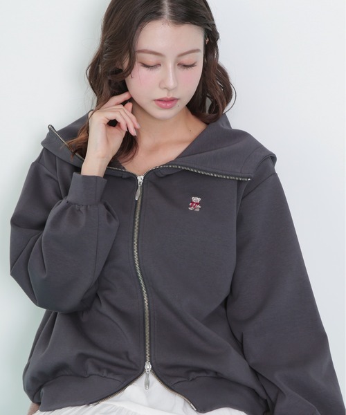 【新品】JILL by JILL STUART パーカー ◇＜BEARシリーズ＞ビックフードパーカー（パーカー）｜JILL by