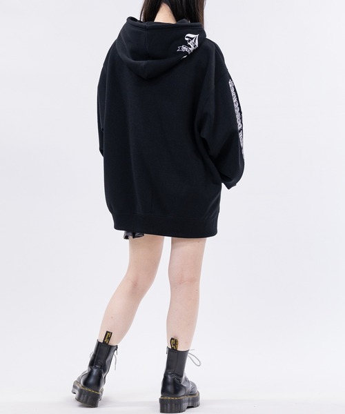 bike star(バイクスター)の「【31】オールドイングリッシュロゴフーディ(パーカー・メンズ・ブラック系1/サックスブルー/ブラック系2・MEDIUM/LARGE)」の14枚目の写真