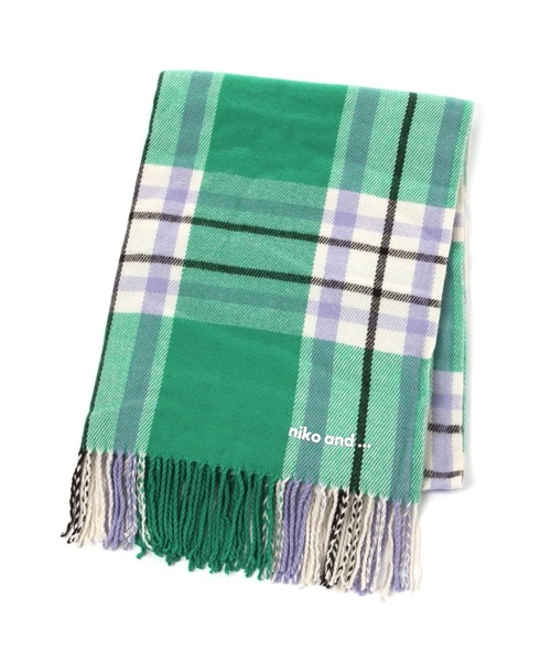 オリジナルチェックストール（ストール/ショール）｜niko and