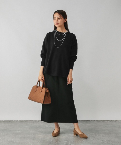 GLOBAL WORK（グローバルワーク）の「毛玉になりにくいドルマン/494139（ニット/セーター・レディース・ワインレッド/グレー/アイボリー/ブラック/ピンク系その他4/グリーン系その他3/ブラウン・REGULAR/SHORT）」の15枚目の写真