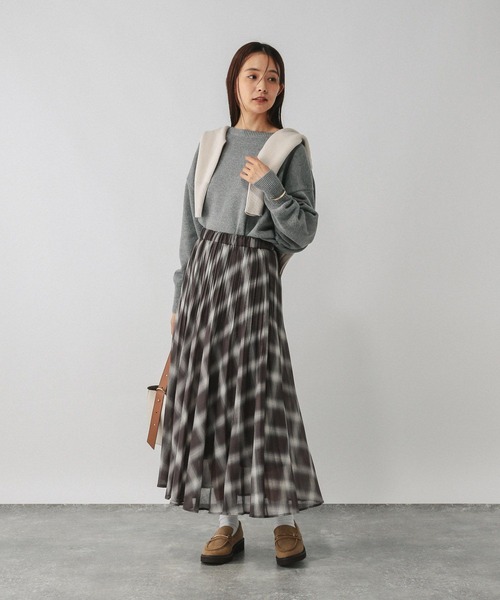 GLOBAL WORK（グローバルワーク）の「毛玉になりにくいドルマン/494139（ニット/セーター・レディース・ワインレッド/グレー/アイボリー/ブラック/ピンク系その他4/グリーン系その他3/ブラウン・REGULAR/SHORT）」の16枚目の写真