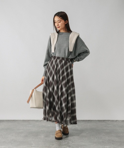 GLOBAL WORK（グローバルワーク）の「毛玉になりにくいドルマン/494139（ニット/セーター・レディース・ワインレッド/グレー/アイボリー/ブラック/ピンク系その他4/グリーン系その他3/ブラウン・REGULAR/SHORT）」の20枚目の写真