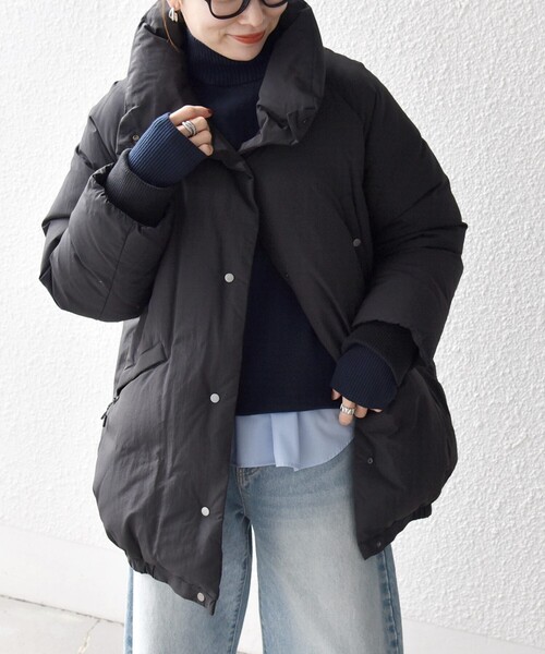 SHIPS any（シップス エニィ）の「SHIPS any: ナイロン スタンドカラー