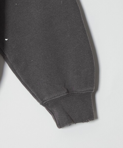 6（ロク）の「＜6(ROKU)＞ダメージ ペイント スウェット プルオーバー（スウェット・レディース・クリーム/ダークグレー/その他1・L/S）」の9枚目の写真