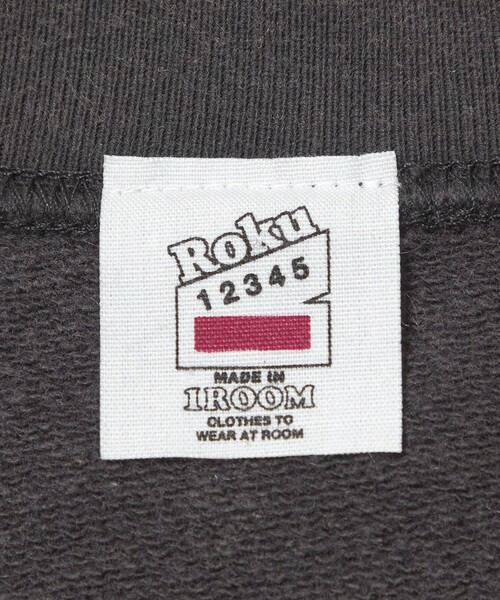 6（ロク）の「＜6(ROKU)＞ダメージ ペイント スウェット プルオーバー（スウェット・レディース・クリーム/ダークグレー/その他1・L/S）」の13枚目の写真