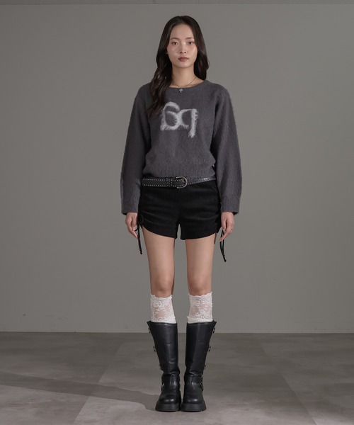 apres jour mignon(アプレジュールミニョン)の「ロゴマークジャガードニット(ニット/セーター・レディース・ネイビー/カーキ/チャコールグレー/オフホワイト・フリー/LARGE)」の21枚目の写真