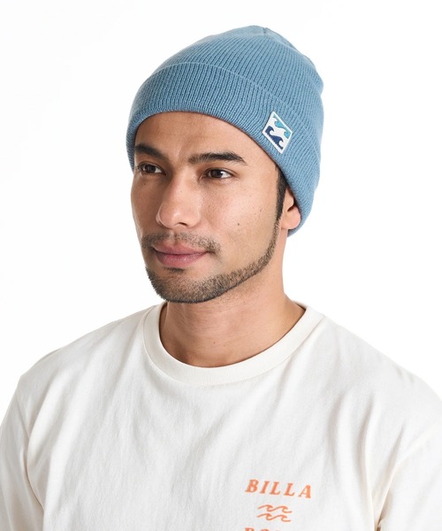 BILLABONG（ビラボン）の「BILLABONG メンズ DOUBLE BEANIE ビーニー 【2025年秋冬モデル】 @autumn/ビラボンウェーブロゴワンポイントニット帽・ビーニー（ニットキャップ/ビーニー・メンズ・バイオレット/ブラック/ネイビー/ブラウン/ブルー系その他・FREE）」の4枚目の写真