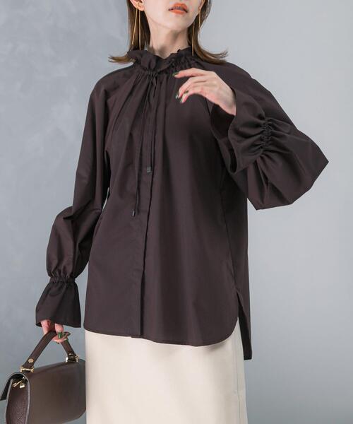 セール】フリルカラーブラウス（シャツ/ブラウス）｜URBAN RESEARCH