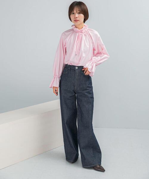 セール】フリルカラーブラウス（シャツ/ブラウス）｜URBAN RESEARCH