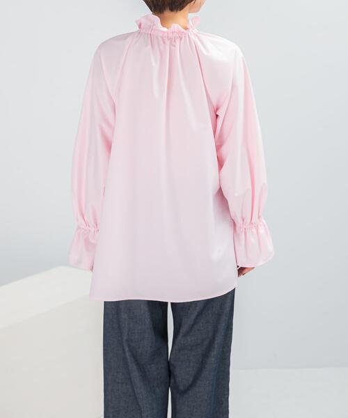 URBAN RESEARCH ROSSO WOMEN(アーバンリサーチ ロッソ)の「フリルカラーブラウス(シャツ/ブラウス・レディース・ホワイト/ダークブラウン/ピンク系その他・FREE)」の12枚目の写真