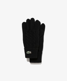 LACOSTE（ラコステ）の「クロックエンボスレザーグローブ（手袋）」 - WEAR