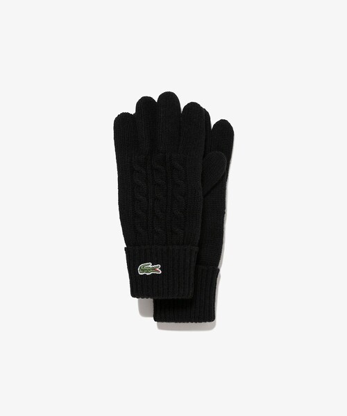 LACOSTE（ラコステ）の「クロックエンボスレザーグローブ（手袋）」 - WEAR